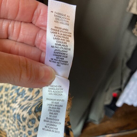 JOE FRESH LEOPARD PRINT KIMONO SIZE S/M - Picture 9 of 9